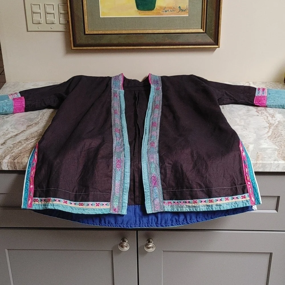 Linen & Silk Chinese Tunic Size XS-S